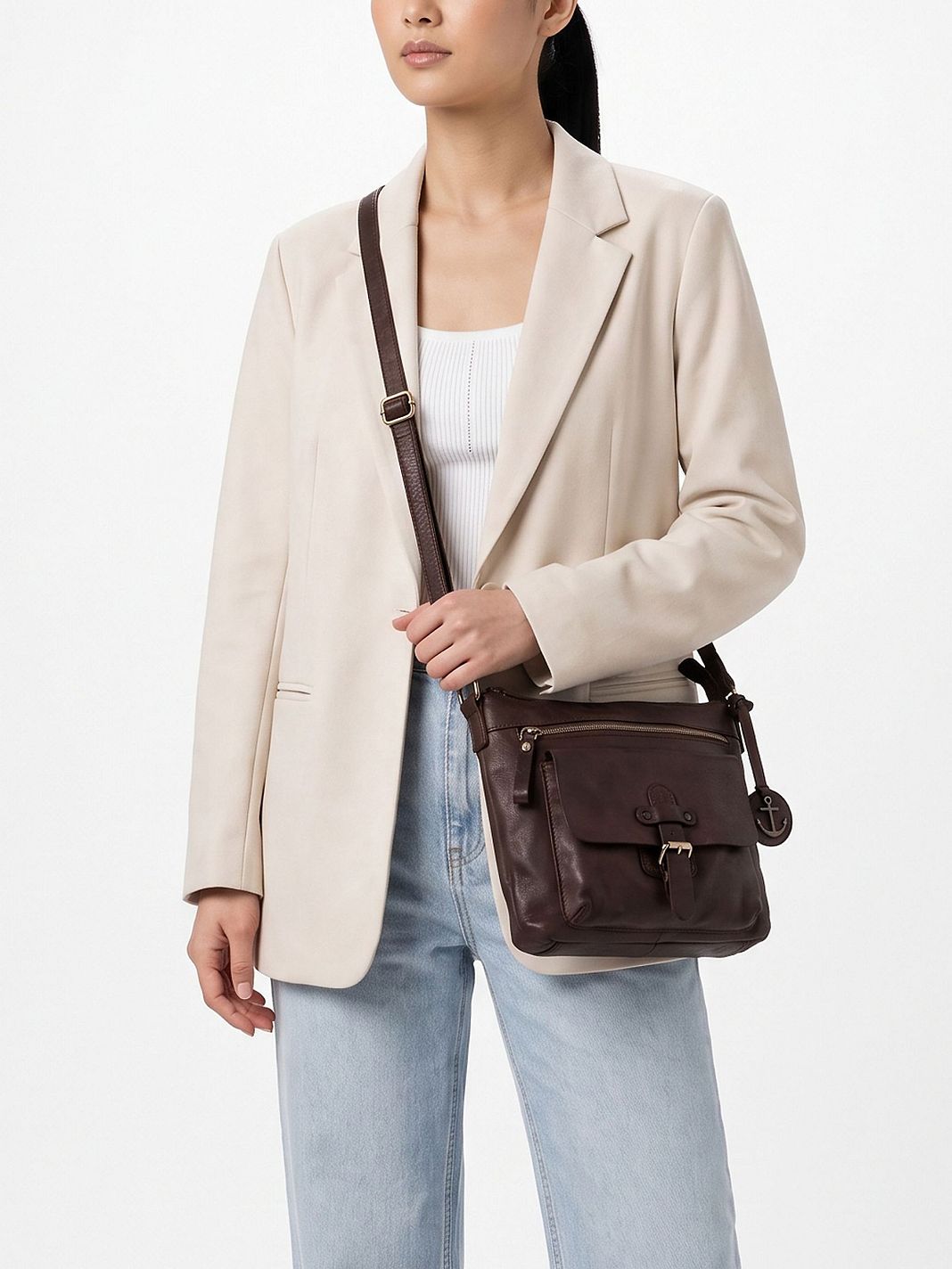 Harbour 2nd Urban Poets Hayden Crossbody-laukku Nahka 28 cm