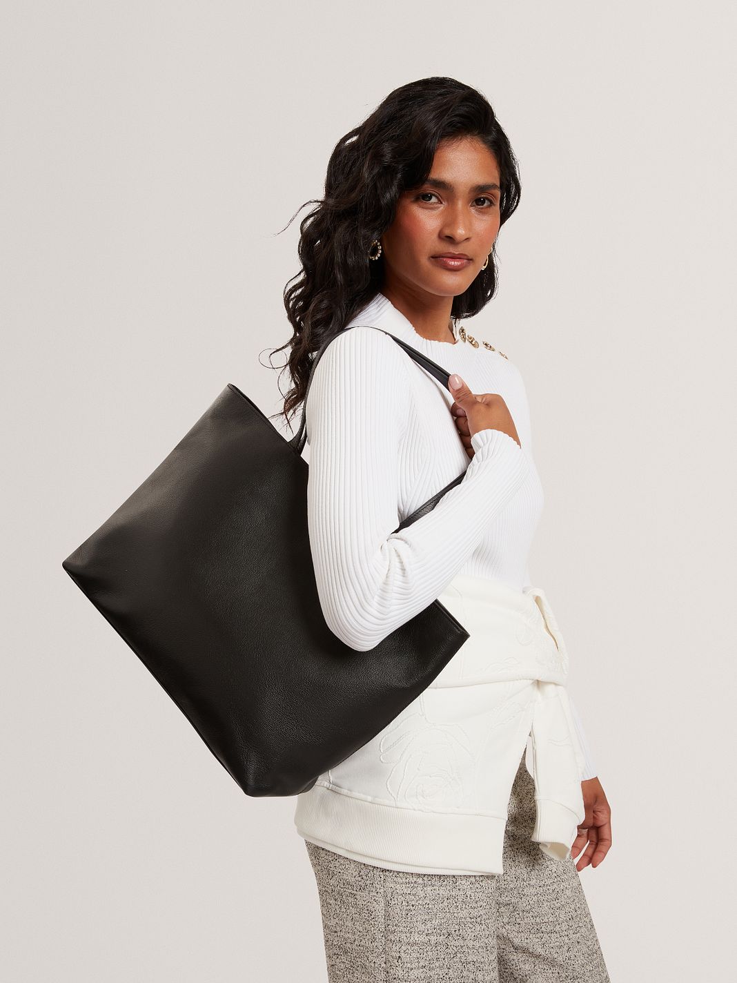 Ted Baker Lenyya Borsa tote Vera Pelle 45 cm Ted Baker Lenyya Borsa tote Vera Pelle 45 cm