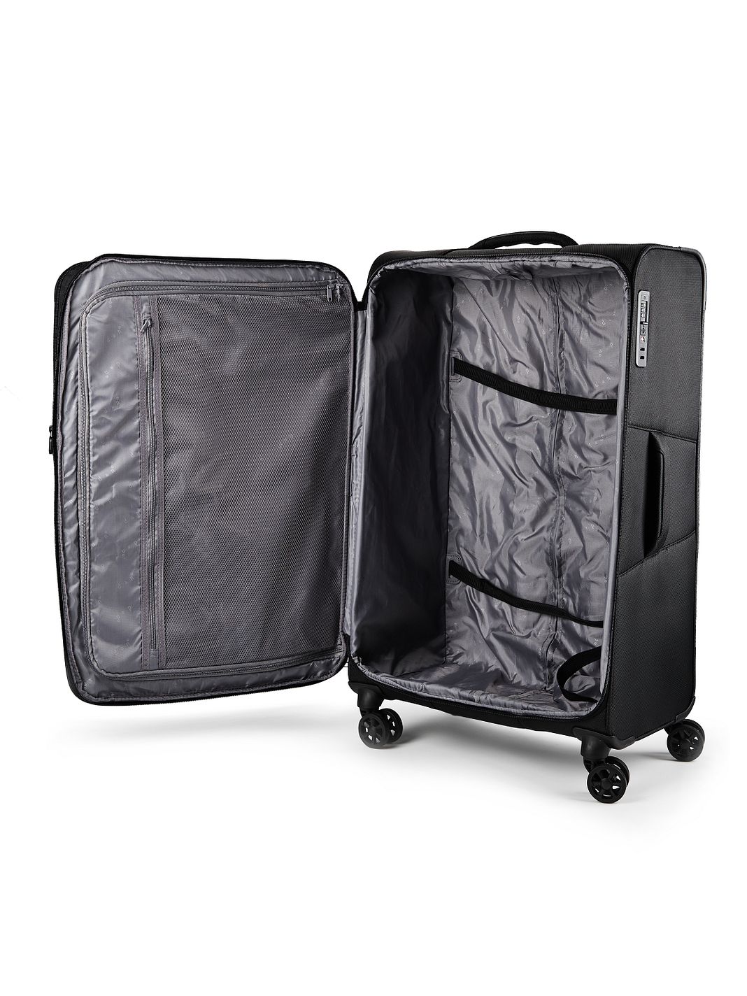 d & n Travel Line 9804 4-hjulet Kuffert L 78 cm med ekspansion d & n Travel Line 9804 4-hjulet Kuffert L 78 cm med ekspansion
