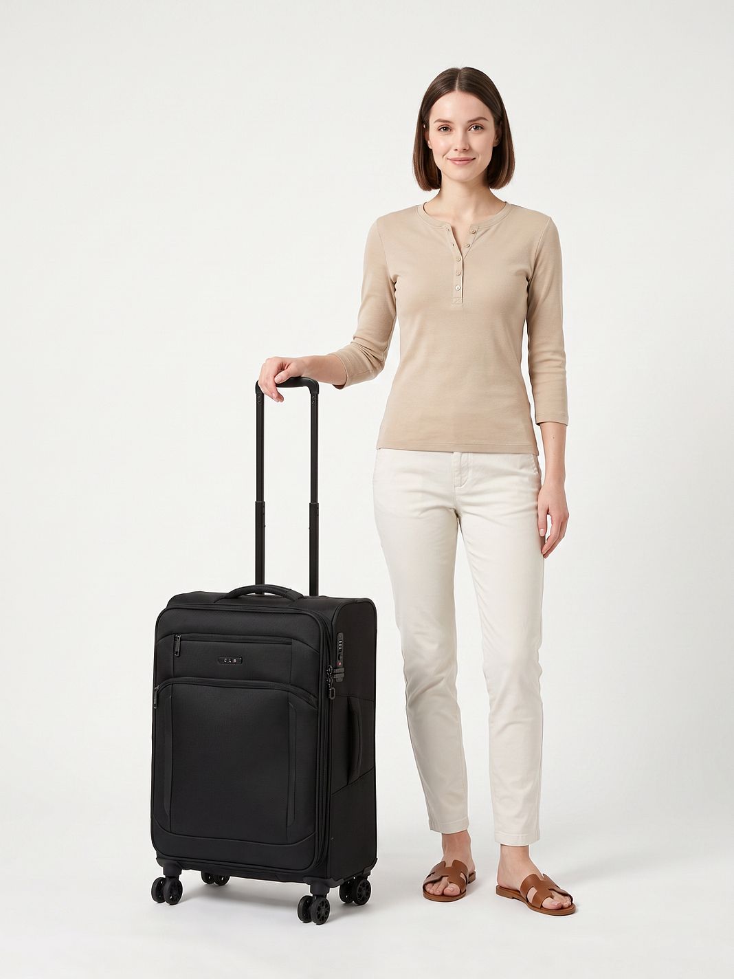d & n Travel Line 9804 4 ruote Carrello M 68 cm espandibile d & n Travel Line 9804 4 ruote Carrello M 68 cm espandibile