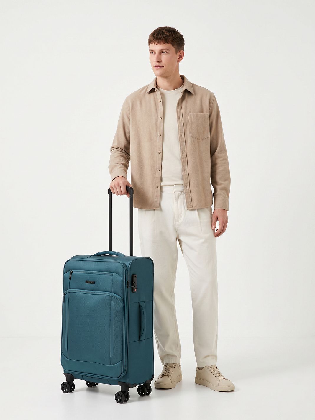 d & n Travel Line 9804 4-pyöräinen vetolaukku M 68 cm Laajennettava d & n Travel Line 9804 4-pyöräinen vetolaukku M 68 cm Laajennettava