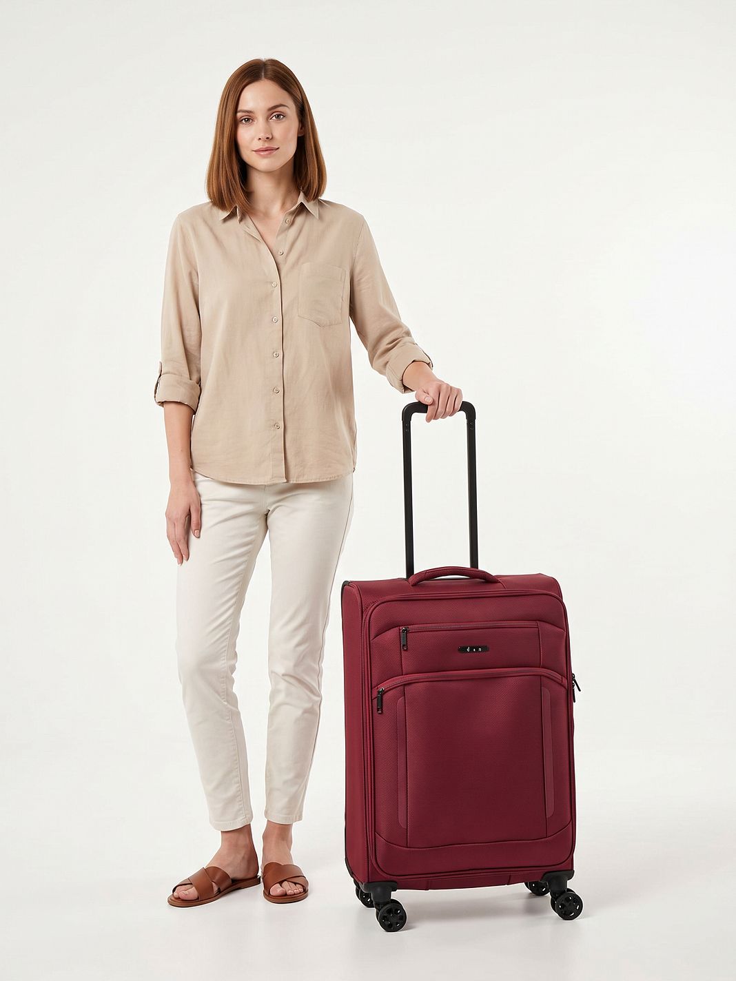 d & n Travel Line 9804 4-pyöräinen vetolaukku M 68 cm Laajennettava d & n Travel Line 9804 4-pyöräinen vetolaukku M 68 cm Laajennettava