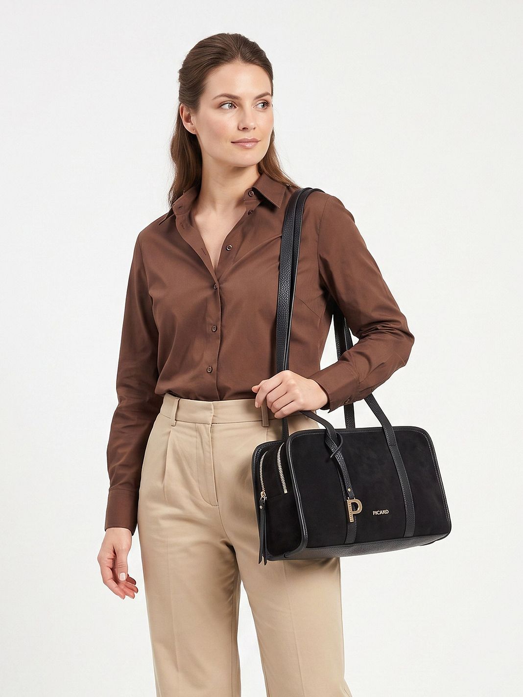 Picard Adore Me Borsa a spalla Vera Pelle 30 cm Picard Adore Me Borsa a spalla Vera Pelle 30 cm
