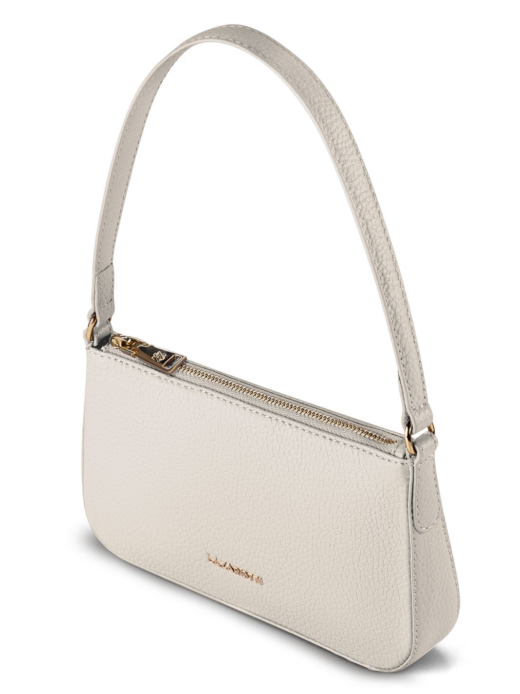 Lazarotti Bolso de hombro tipo pochette de piel de Bolonia, 22 cm Lazarotti Bolso de hombro tipo pochette de piel de Bolonia, 22 cm