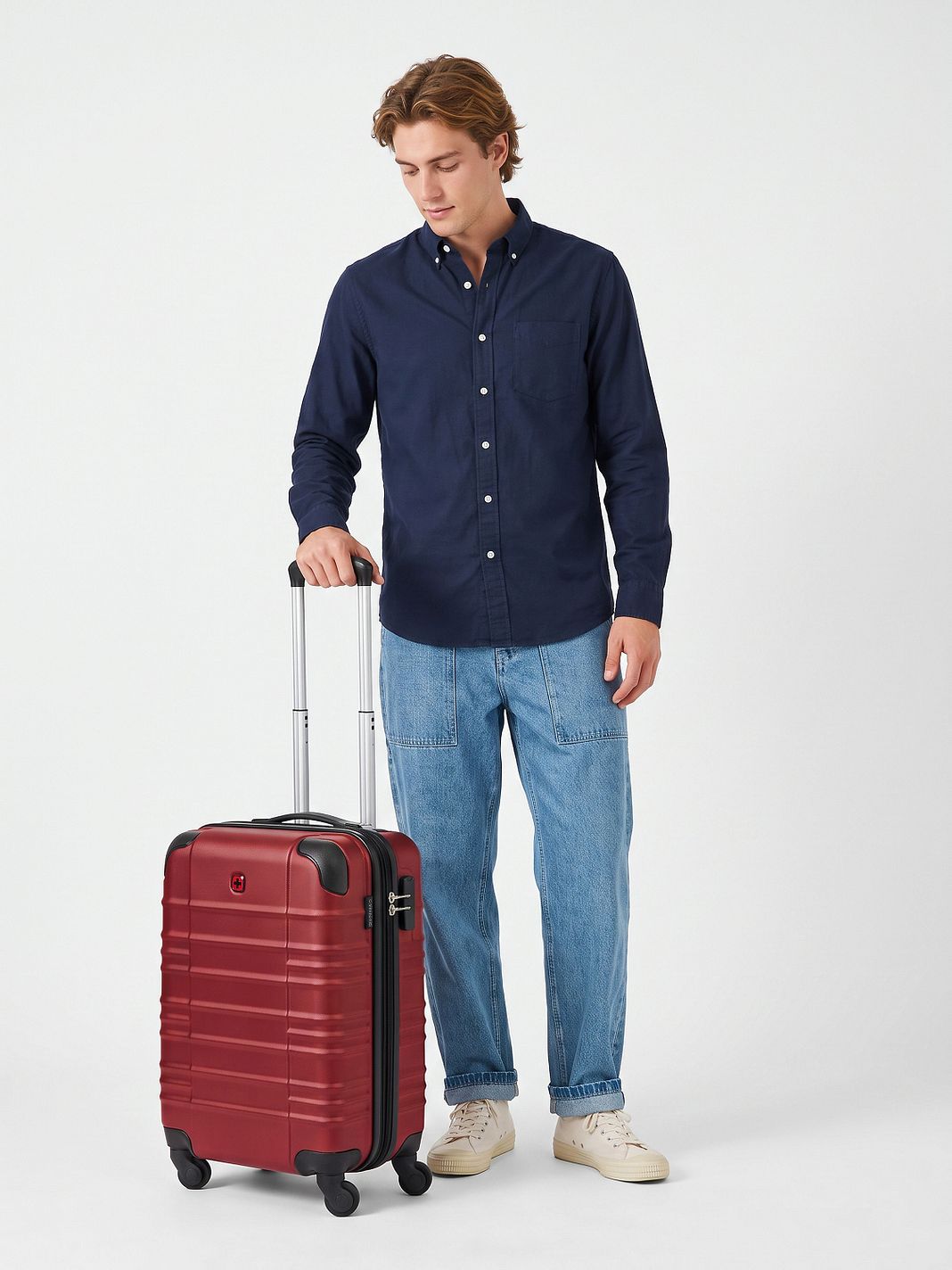 Wenger Amplar Evo 4 ruote Trolley cabina S 53 cm espandibile Wenger Amplar Evo 4 ruote Trolley cabina S 53 cm espandibile