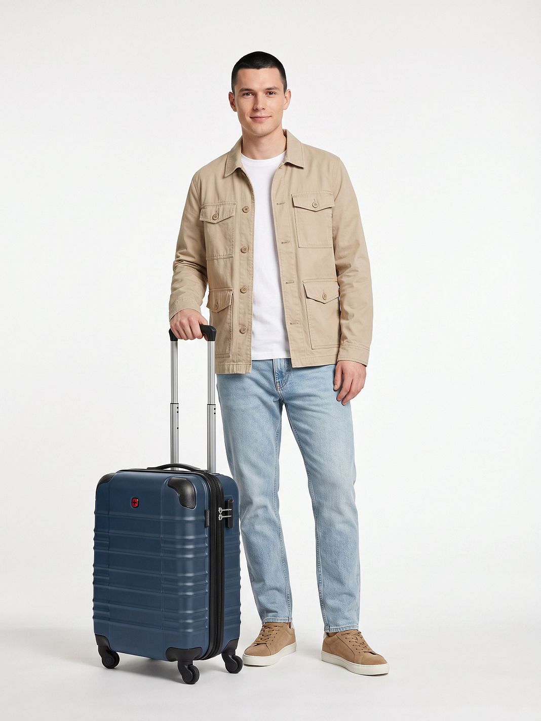Wenger Amplar Evo 4 ruote Trolley cabina S 53 cm espandibile Wenger Amplar Evo 4 ruote Trolley cabina S 53 cm espandibile