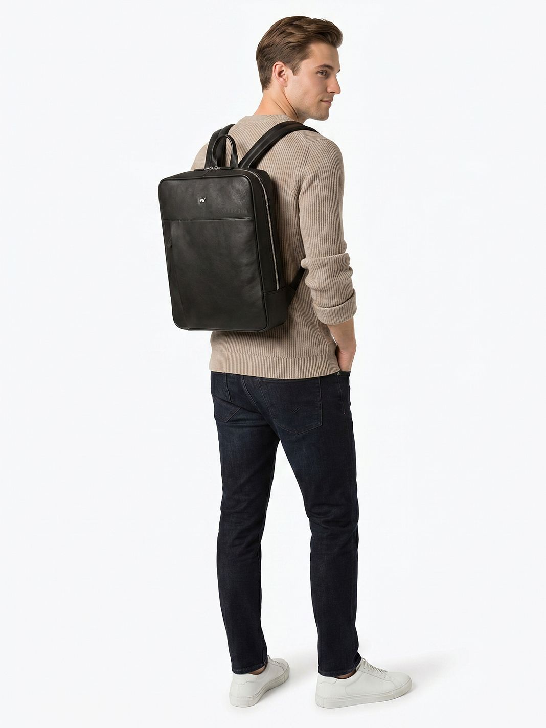 Braun Büffel Golf 3.0 Business-ryggsäck Läder 37 cm Laptopfack