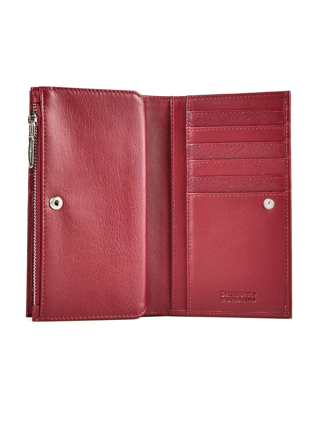 Samsonite Image Leather Portafoglio Protezione RFID Vera Pelle 16 cm Samsonite Image Leather Portafoglio Protezione RFID Vera Pelle 16 cm