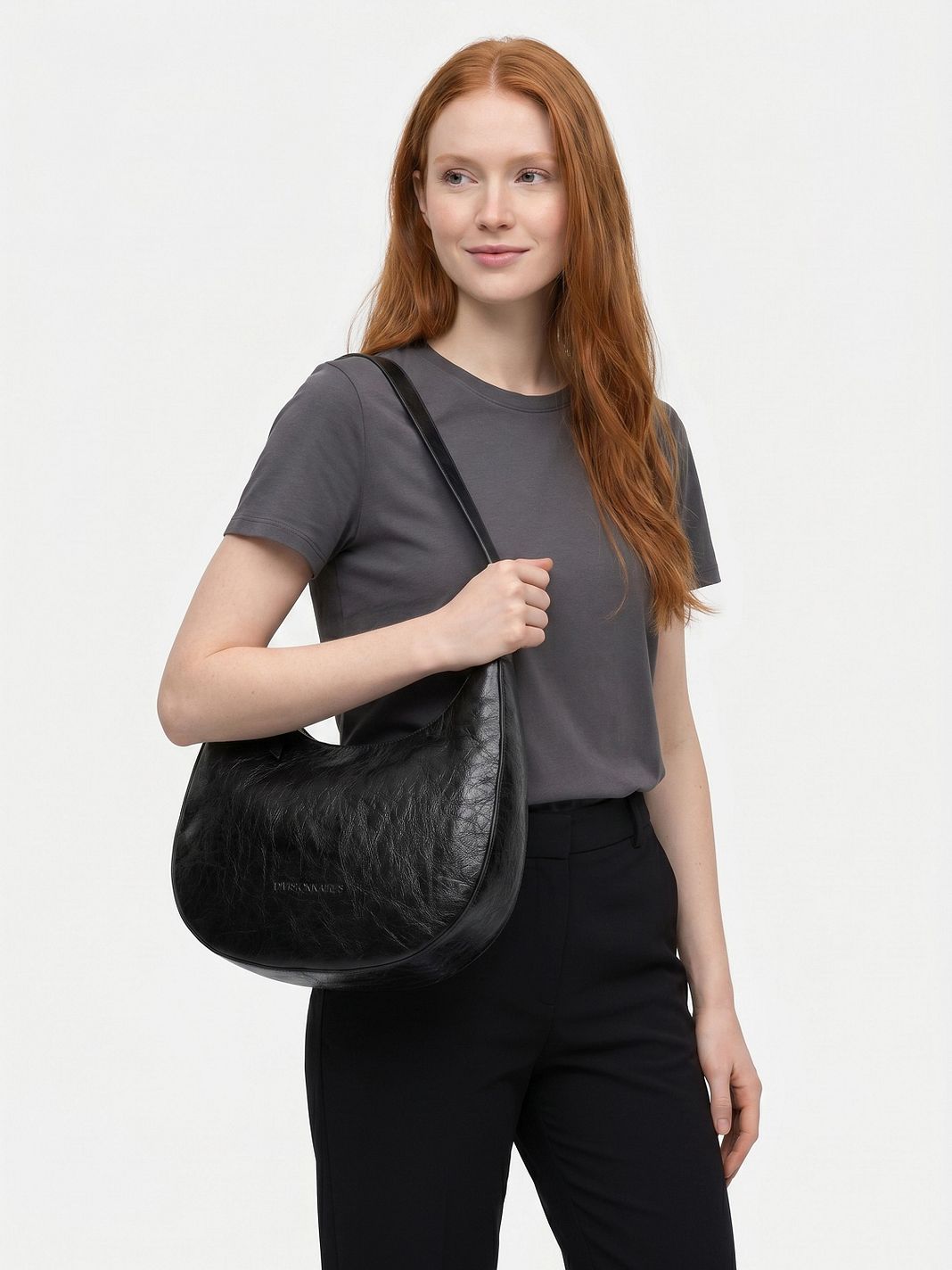 LES VISIONNAIRES Harper Borsa a spalla Vera Pelle 28 cm LES VISIONNAIRES Harper Borsa a spalla Vera Pelle 28 cm