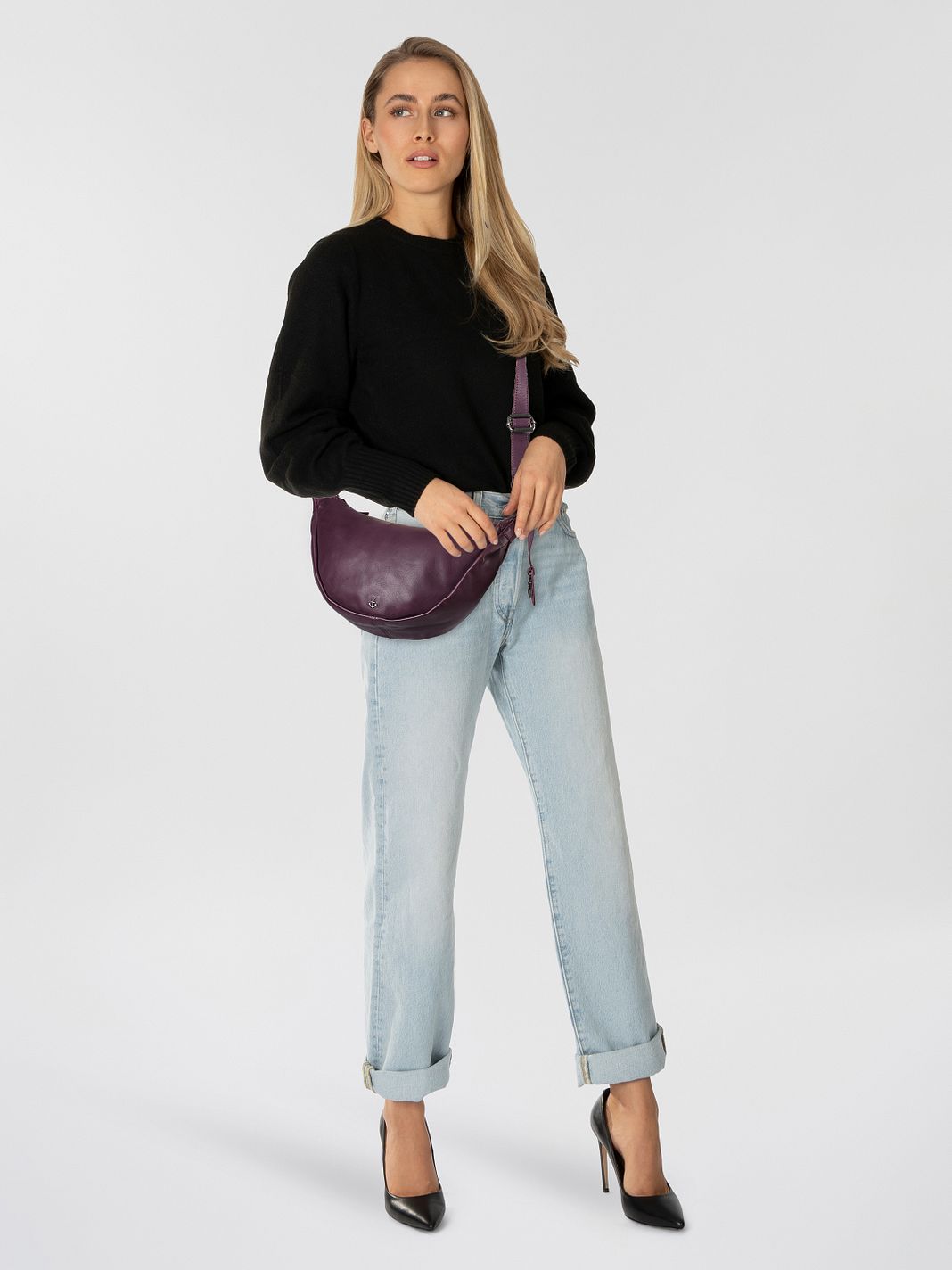 Harbour 2nd Anchor Love Smilla Bolso bandolera Piel natural 33 cm Harbour 2nd Anchor Love Smilla Bolso bandolera Piel natural 33 cm