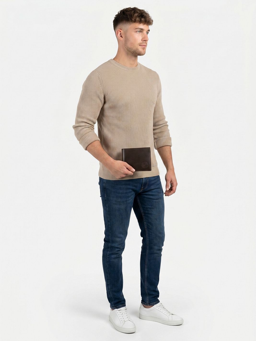 oxmox Leather Plånbok RFID-skydd Läder 12 cm