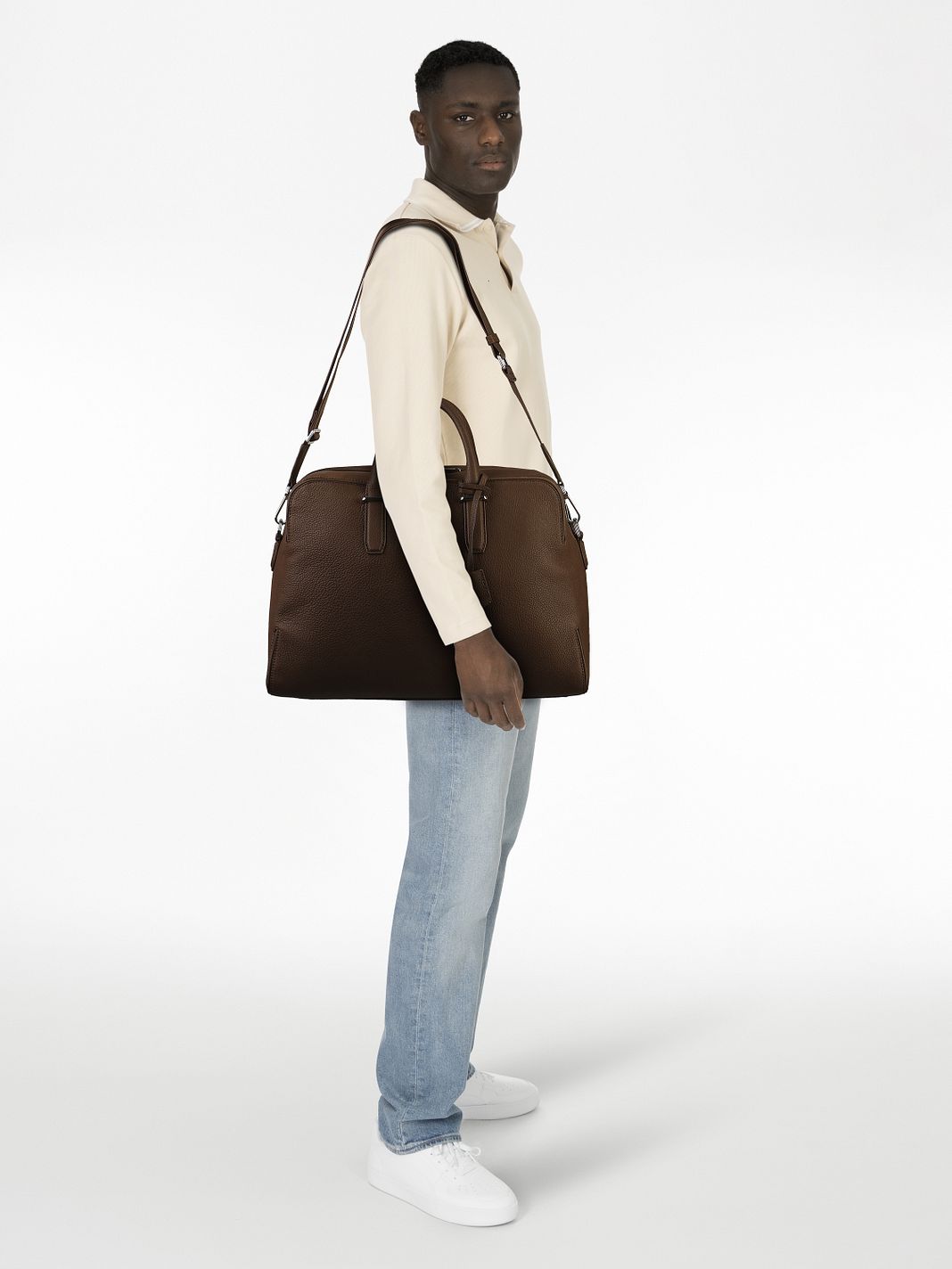 Boss Madison Borsa da viaggio Weekender Vera Pelle 45 cm Boss Madison Borsa da viaggio Weekender Vera Pelle 45 cm