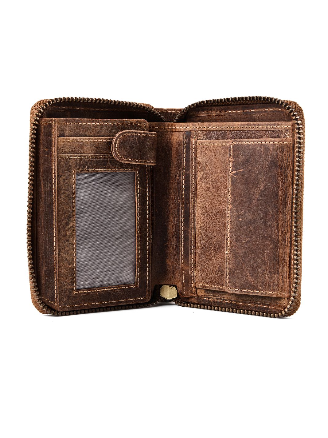 Greenburry Hecht Cartera Piel natural 10 cm Greenburry Hecht Cartera Piel natural 10 cm