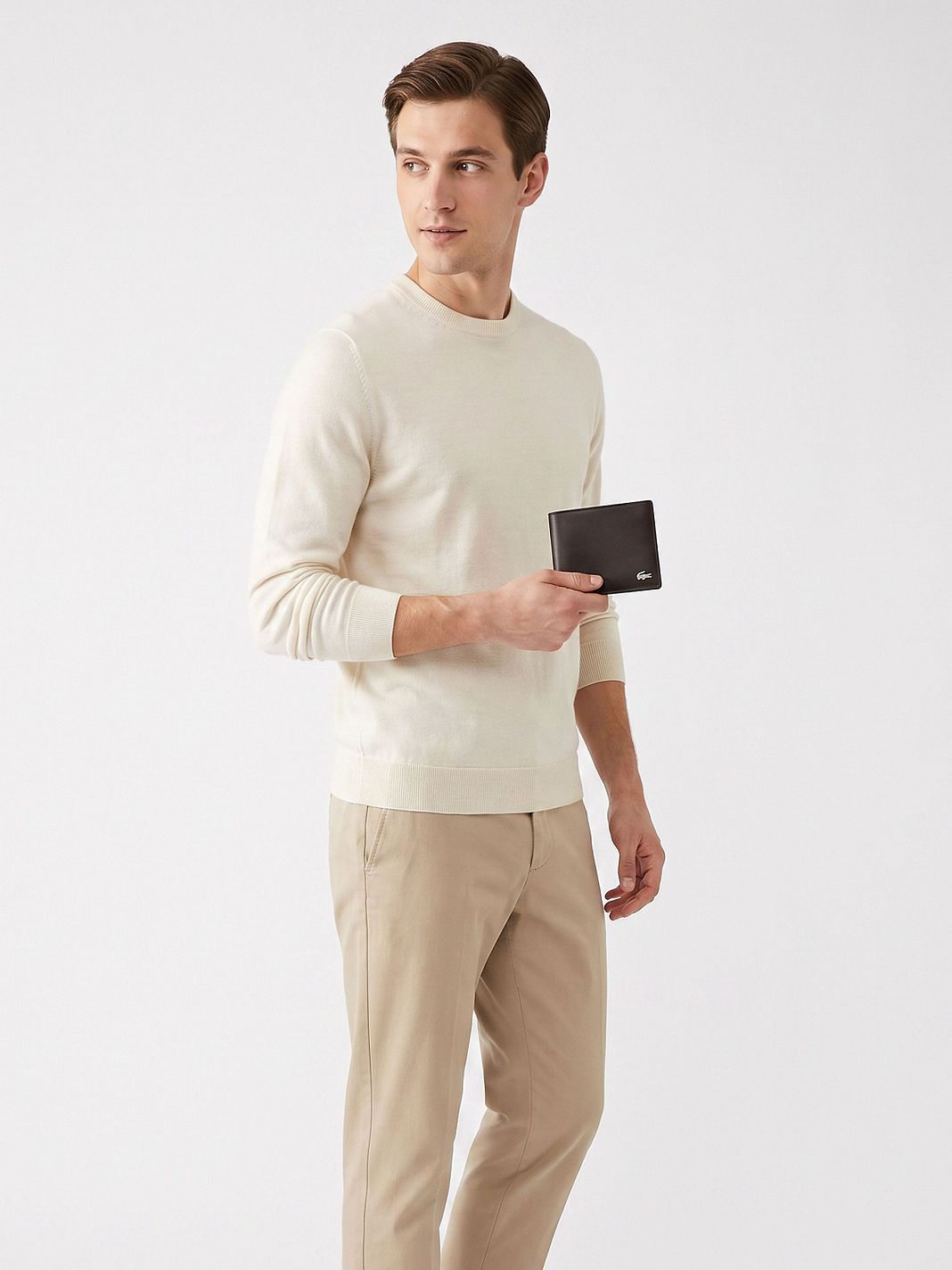 Lacoste Core Essentials FG Portafoglio Vera Pelle 11 cm Lacoste Core Essentials FG Portafoglio Vera Pelle 11 cm