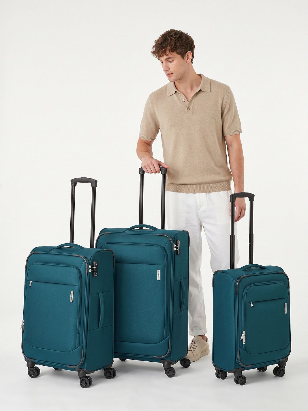 Travelite Priego 4 ruote Set di valigie 3 pezzi