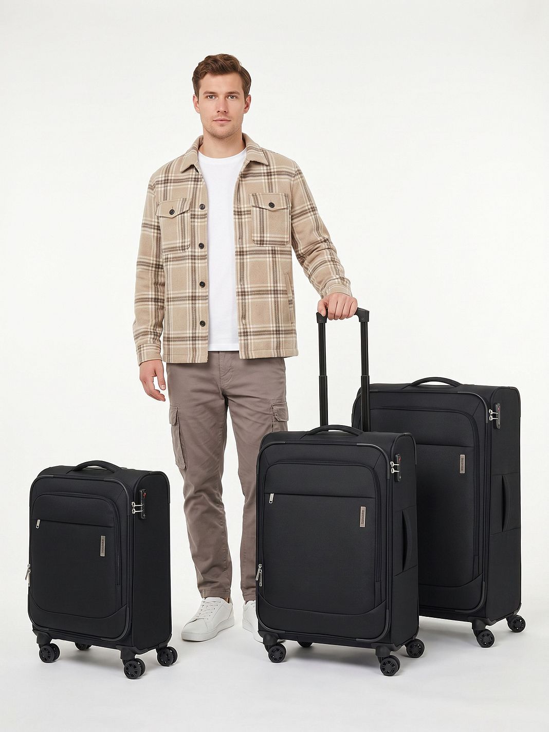 Travelite Priego 4 ruote Set di valigie 3 pezzi