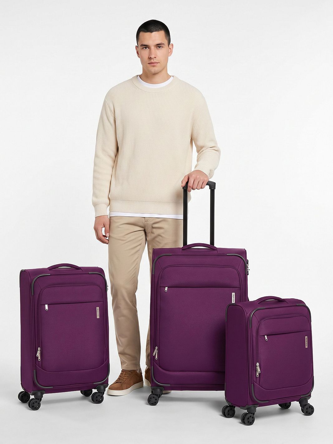 Travelite Priego 4 ruote Set di valigie 3 pezzi