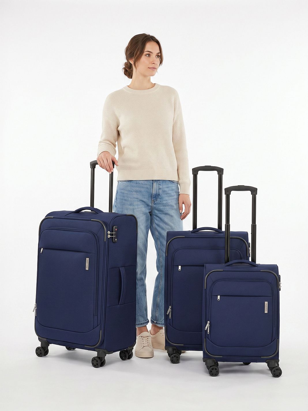 Travelite Priego 4 ruote Set di valigie 3 pezzi