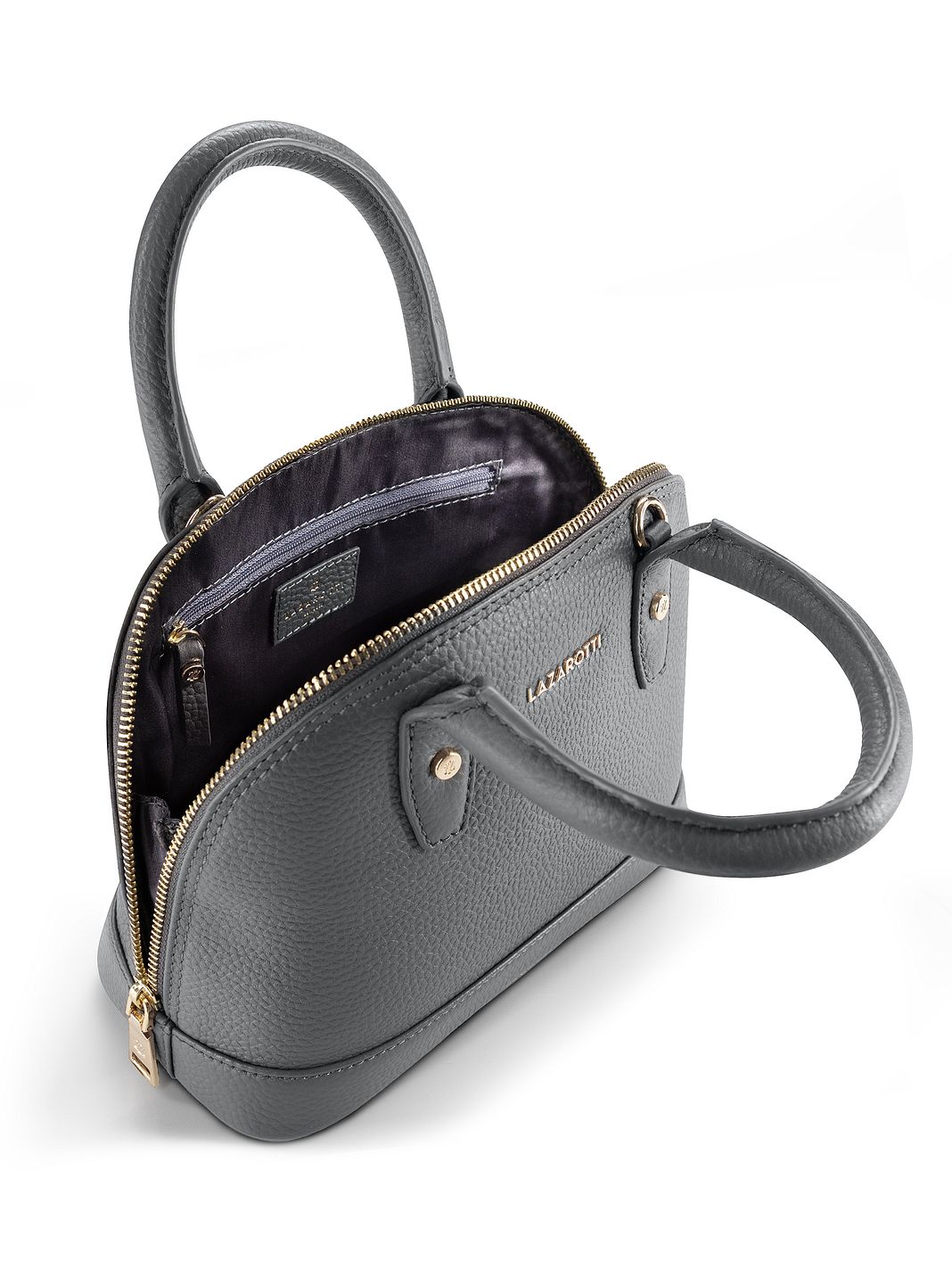 Lazarotti Bolso de piel de Bolonia, bandolera, 24 cm Lazarotti Bolso de piel de Bolonia, bandolera, 24 cm