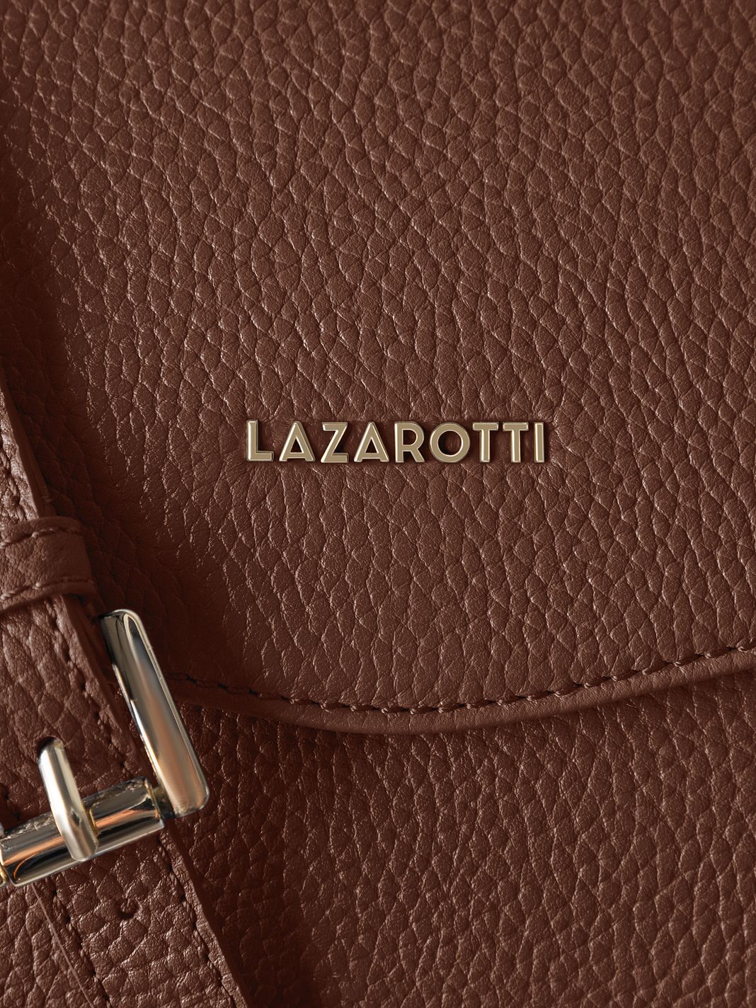 Lazarotti Bolsa de hombro de piel «Bologna» de 22 cm Lazarotti Bolsa de hombro de piel «Bologna» de 22 cm