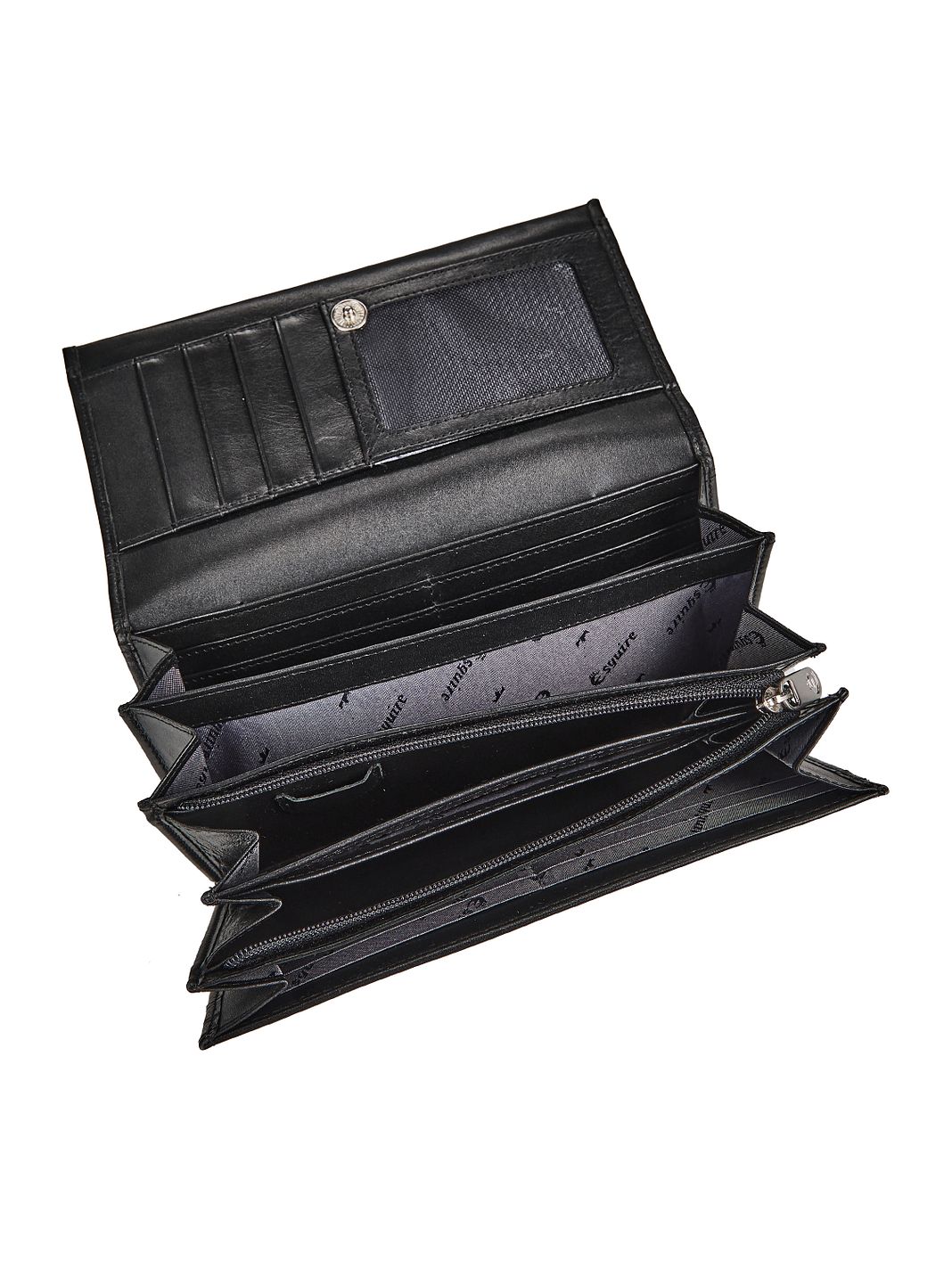 Esquire Silk Lompakko RFID-suoja Nahka 18.5 cm Esquire Silk Lompakko RFID-suoja Nahka 18.5 cm