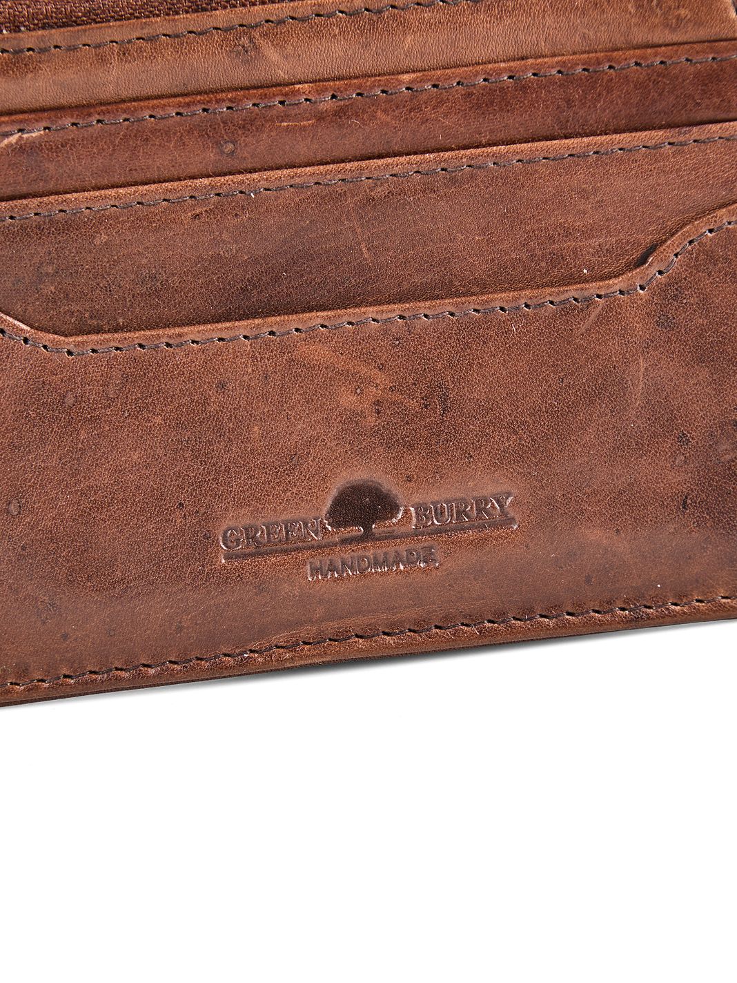 Greenburry Newport Korttikotelo RFID-suoja Nahka 10.5 cm