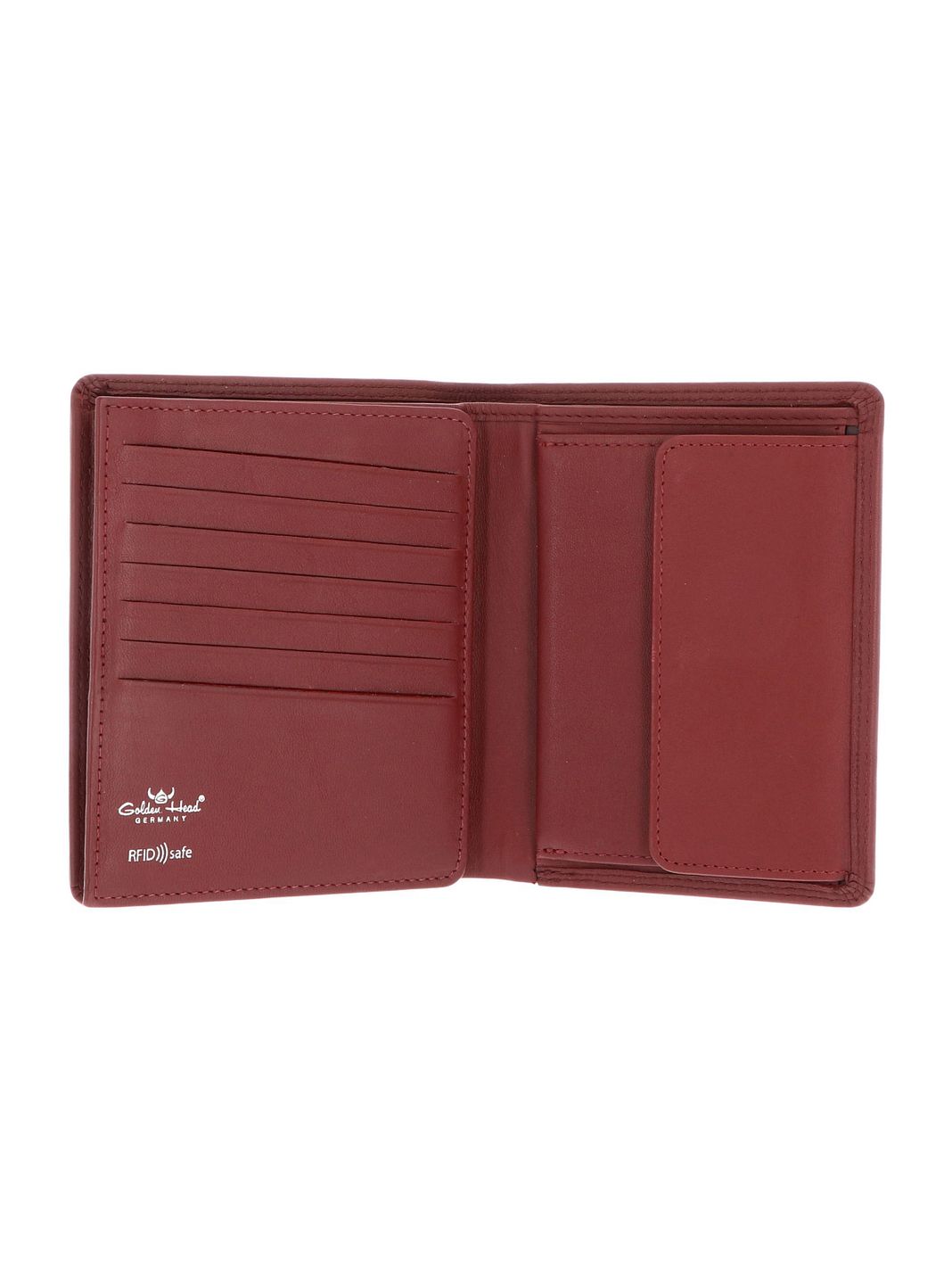Golden Head Polo Portafoglio Protezione RFID Vera Pelle 12 cm