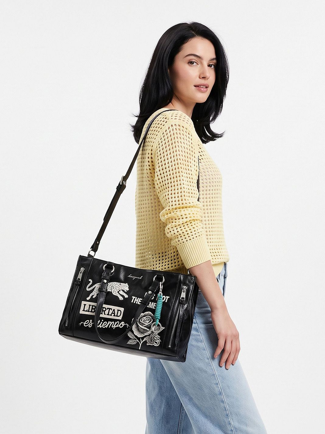 Desigual Liberté Bolso para hombre 38 cm