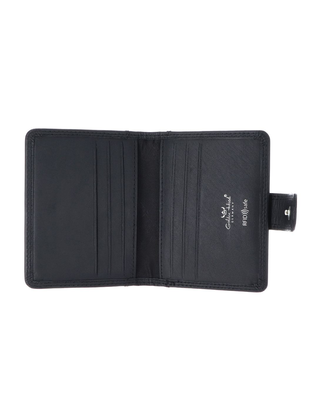 Golden Head Polo Custodia per carta di credito Protezione RFID Vera Pelle 8 cm Golden Head Polo Custodia per carta di credito Protezione RFID Vera Pelle 8 cm