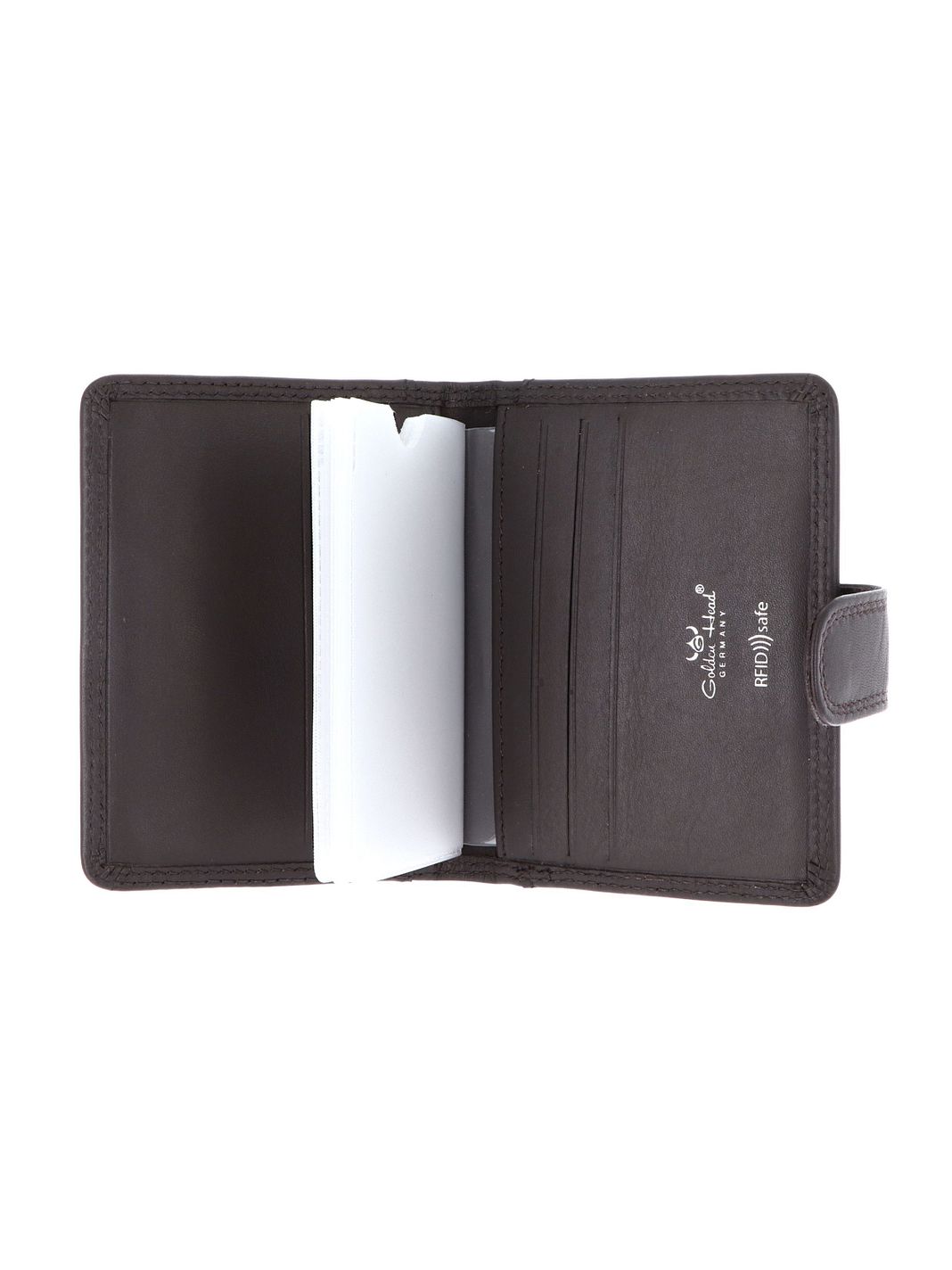 Golden Head Polo Custodia per carta di credito Protezione RFID Vera Pelle 8 cm Golden Head Polo Custodia per carta di credito Protezione RFID Vera Pelle 8 cm