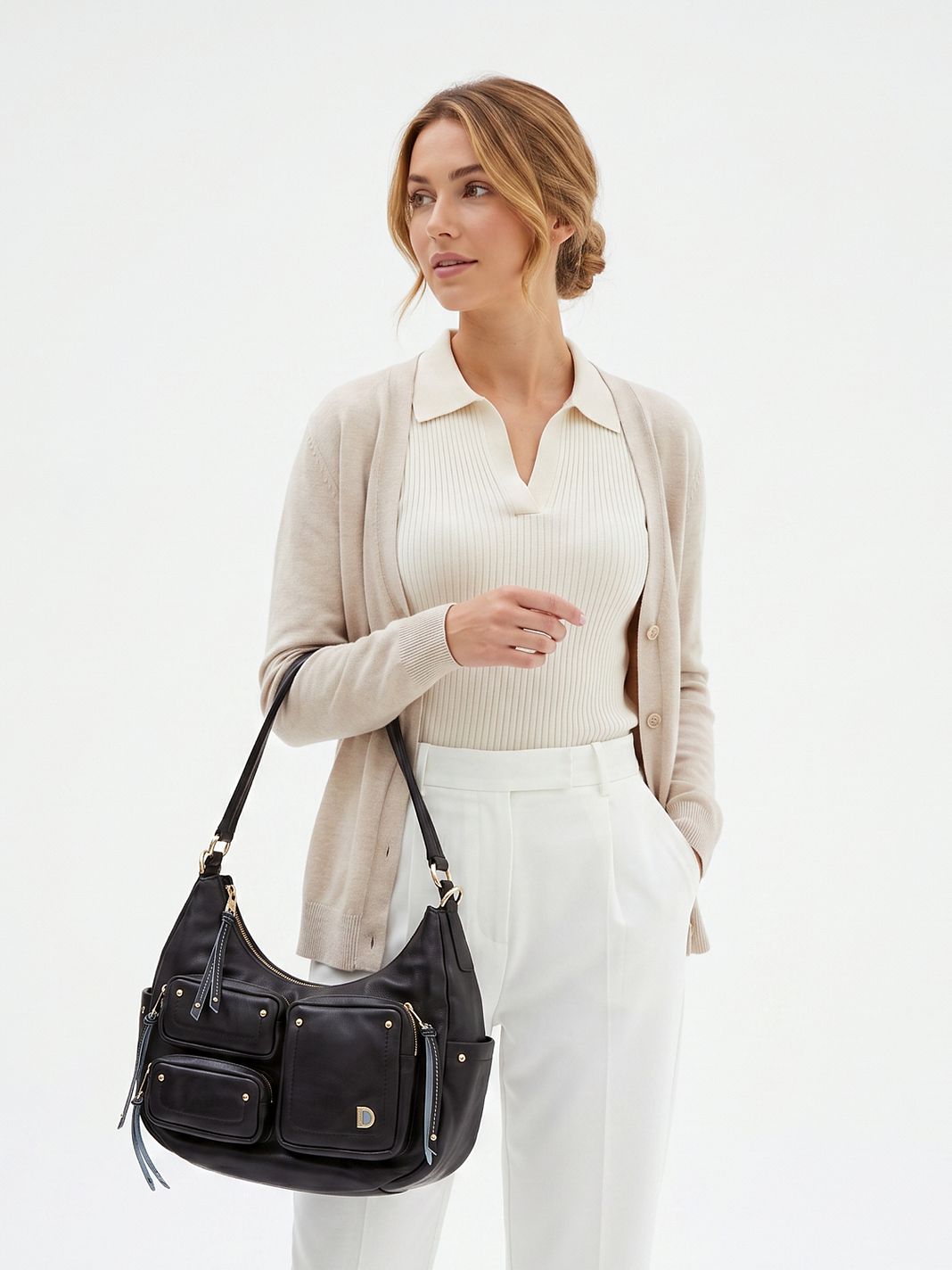 DuDu Pocket Borsa a spalla Vera Pelle 30 cm DuDu Pocket Borsa a spalla Vera Pelle 30 cm