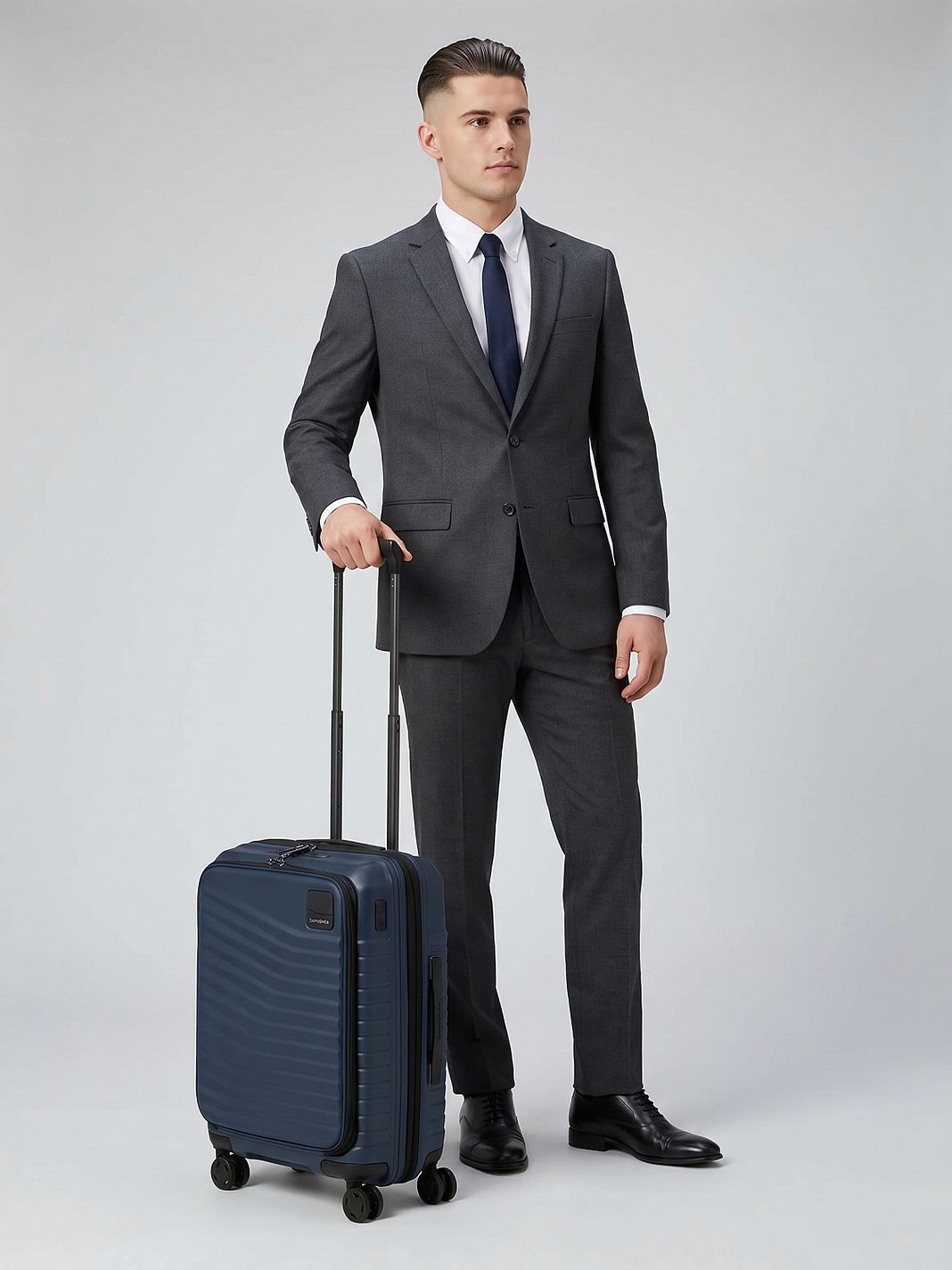 Samsonite Intuo 4 ruote Trolley cabina 55 cm Vano porta PC espandibile Samsonite Intuo 4 ruote Trolley cabina 55 cm Vano porta PC espandibile