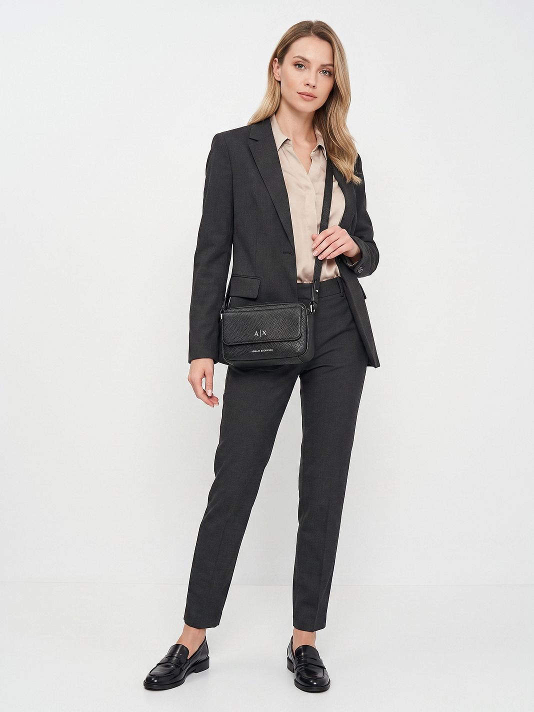 Armani Exchange Nicole Mini bag crossbody-väska Läder 18 cm Armani Exchange Nicole Mini bag crossbody-väska Läder 18 cm