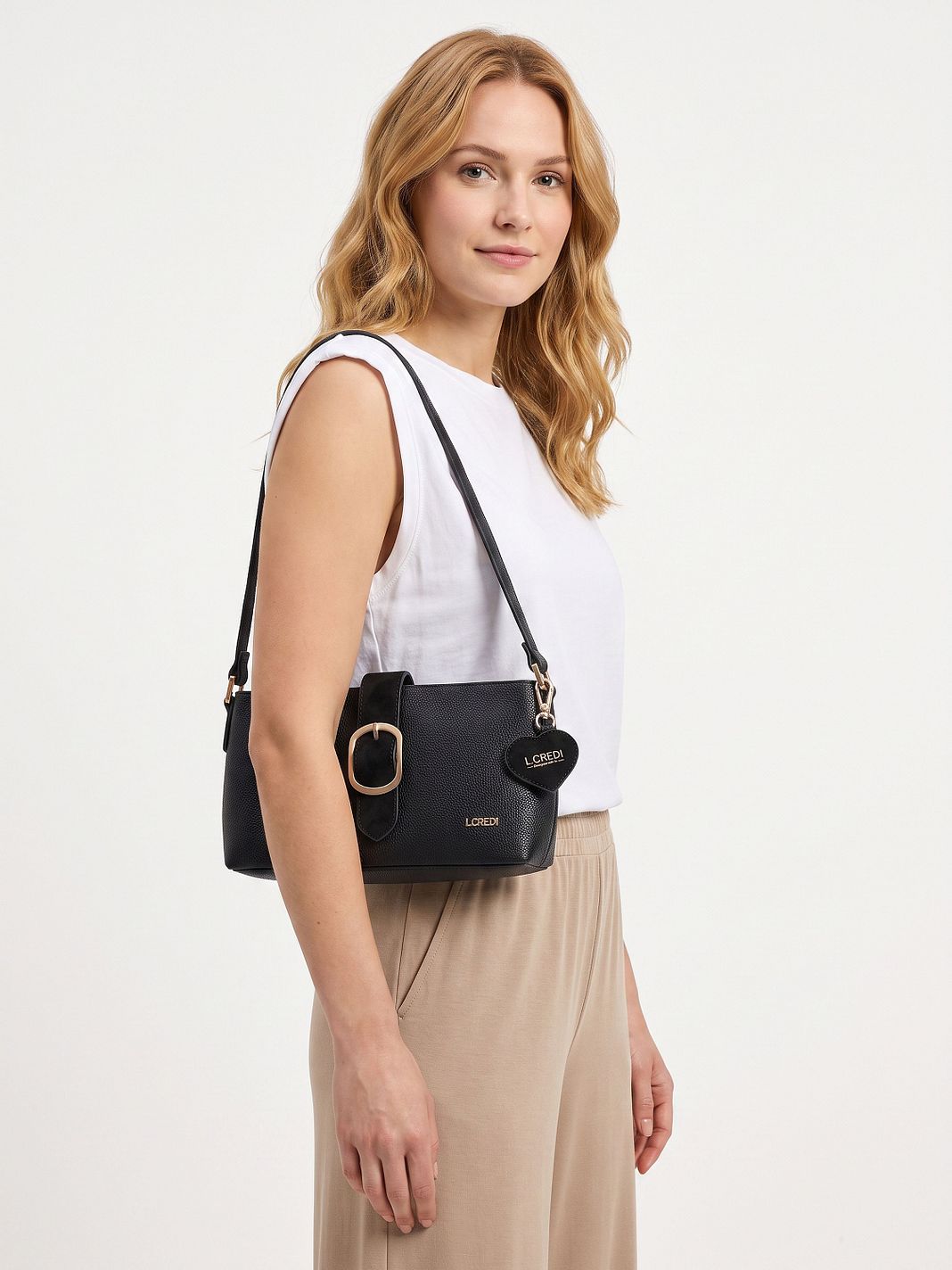L.CREDI Solenn.ai Borsa a spalla 27 cm L.CREDI Solenn.ai Borsa a spalla 27 cm