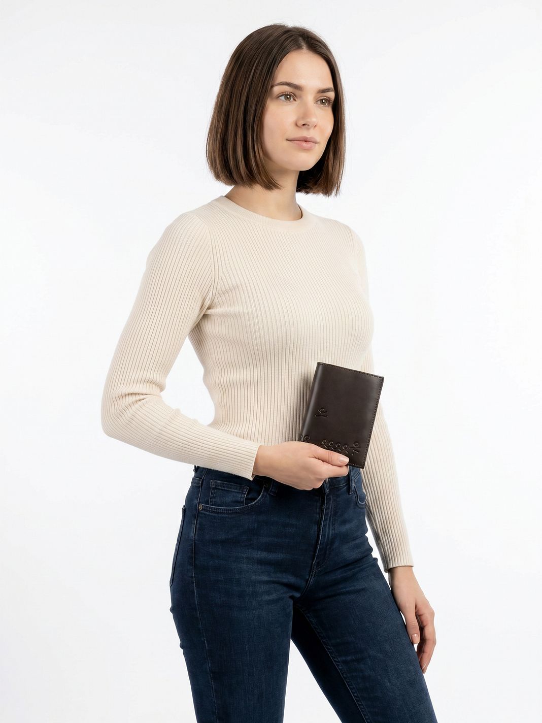 oxmox Leather Plånbok RFID-skydd Läder 13 cm