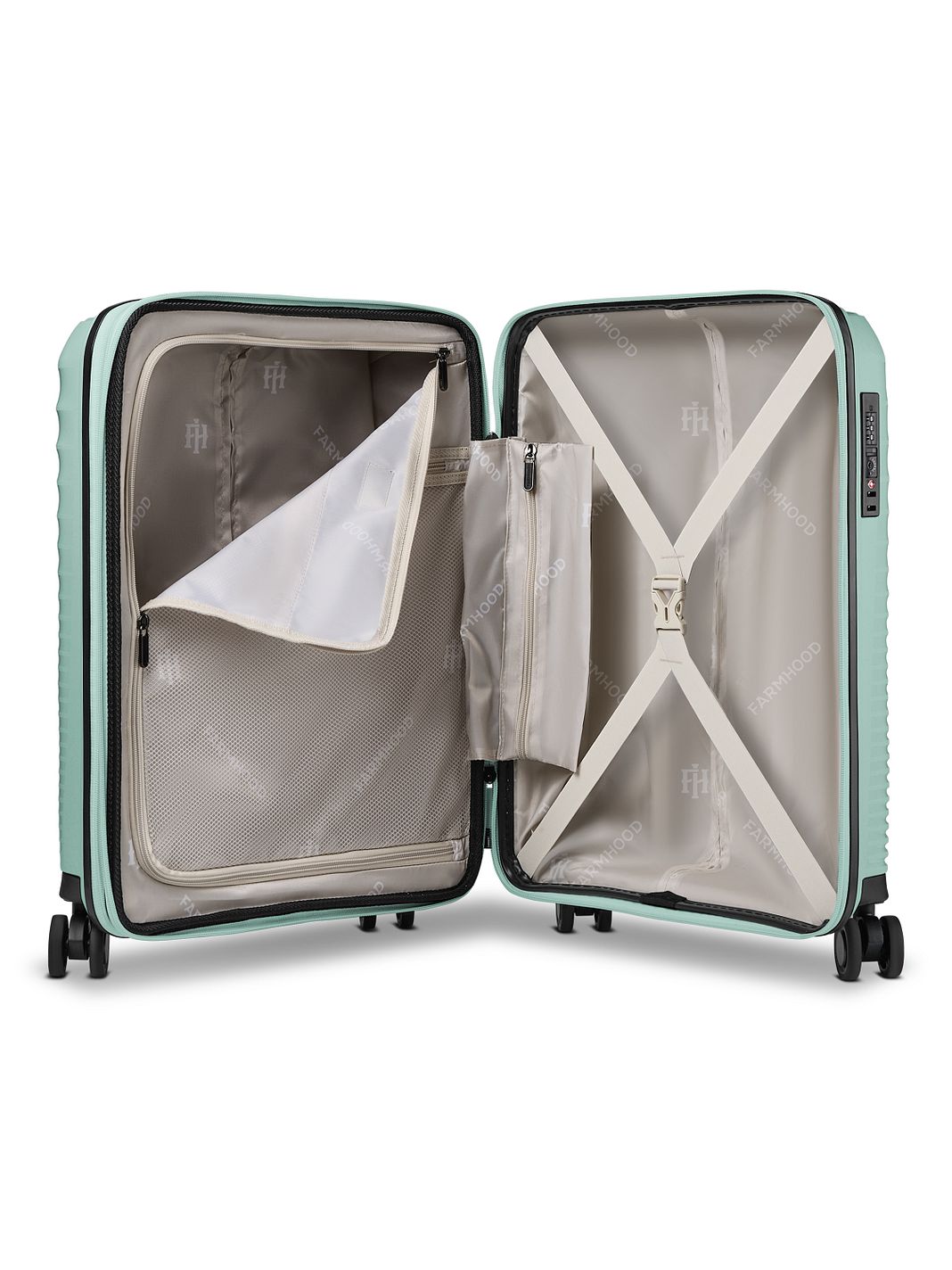 Farmhood Straw Edition 4 ruote Trolley cabina 55 cm espandibile Farmhood Straw Edition 4 ruote Trolley cabina 55 cm espandibile