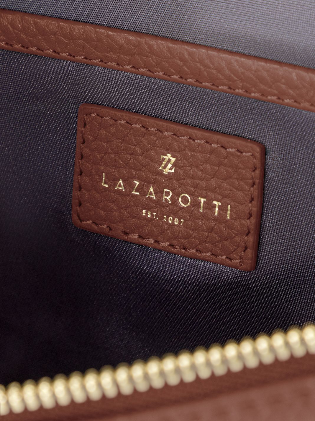 Lazarotti Bologna Leather Riñonera Piel natural 31 cm Lazarotti Bologna Leather Riñonera Piel natural 31 cm