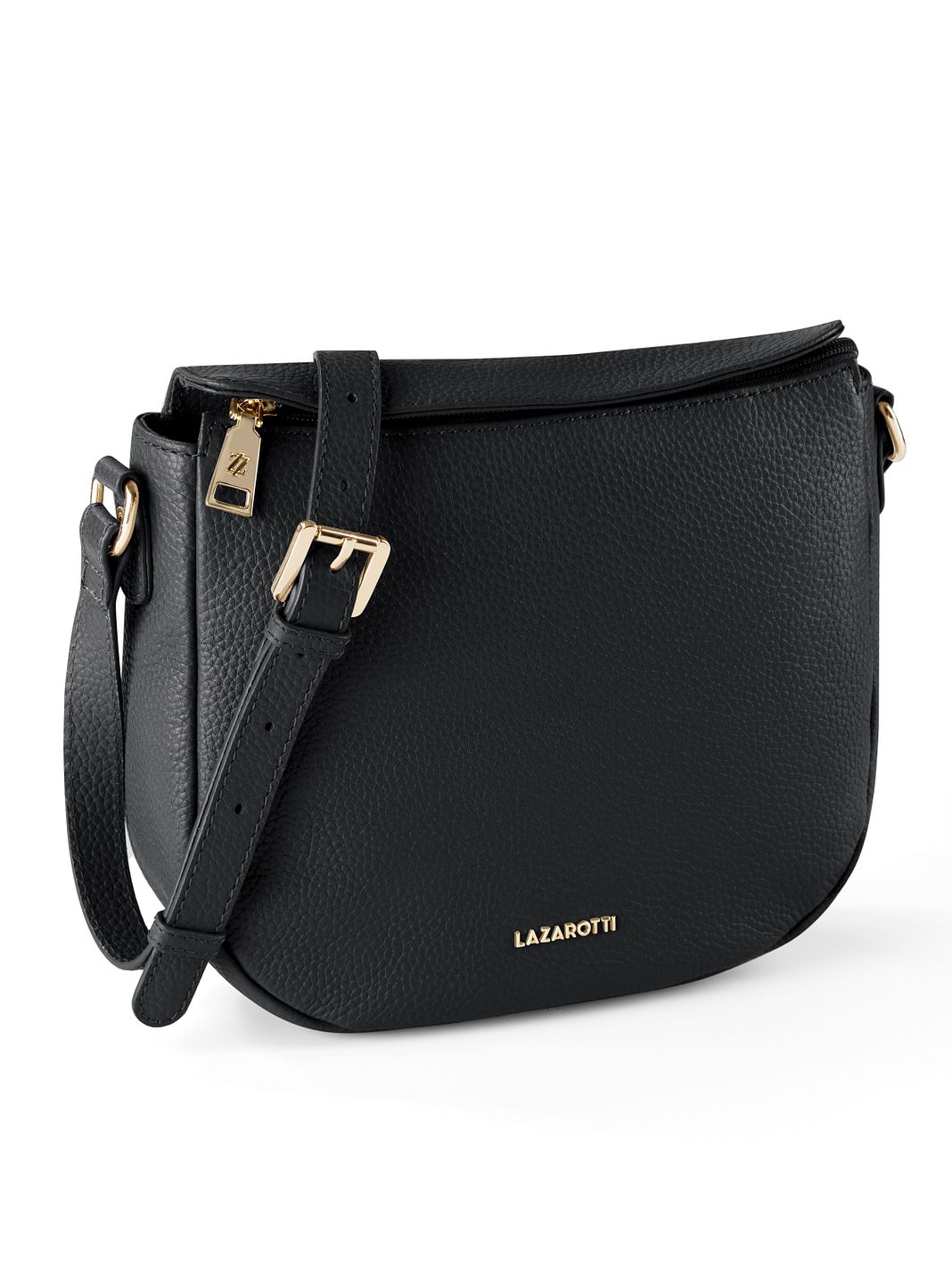 Lazarotti Bolsa de hombro de piel «Bologna» de 25 cm Lazarotti Bolsa de hombro de piel «Bologna» de 25 cm