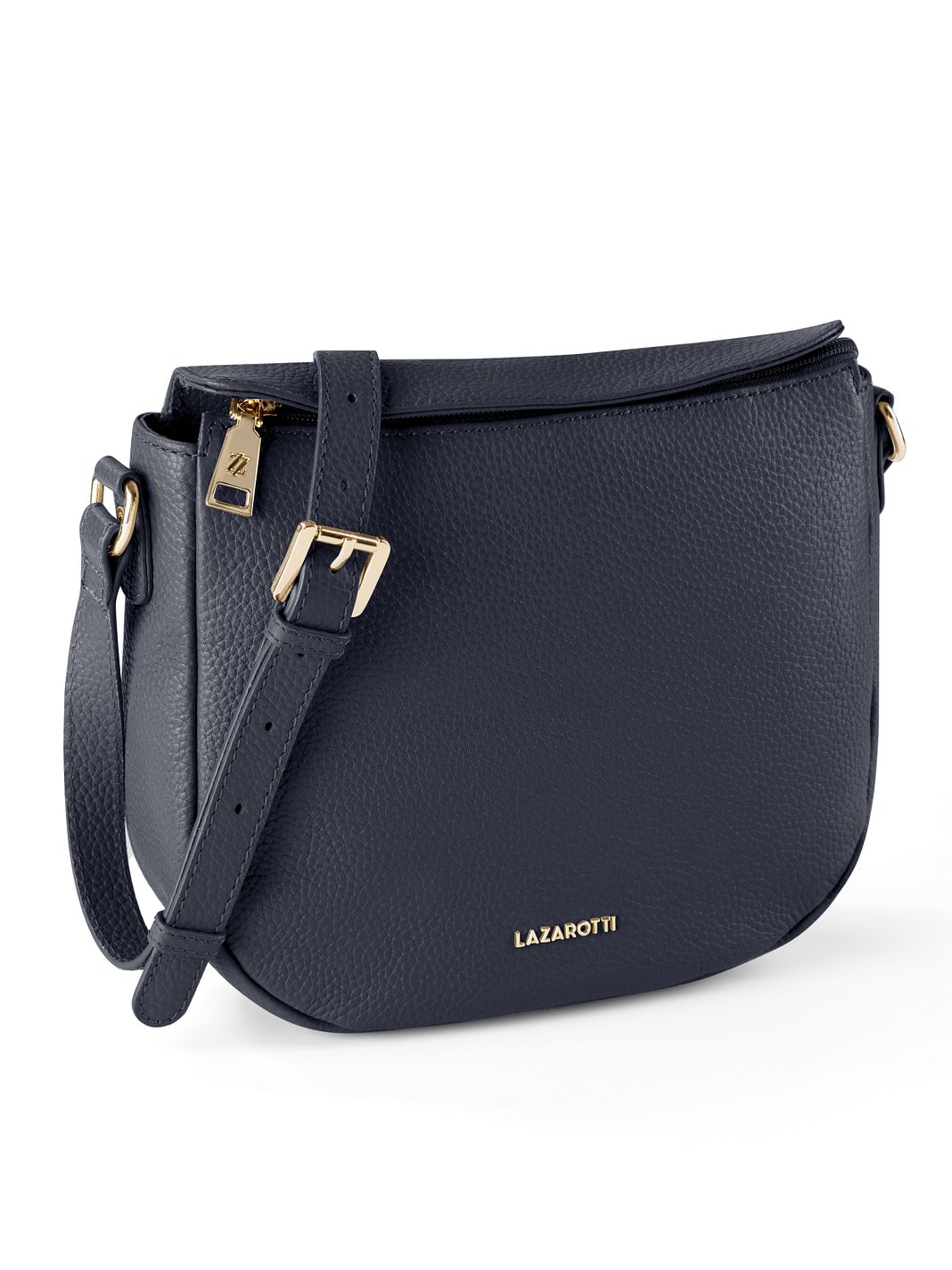 Lazarotti Kožená Crossbody taška Bologna, kůže, 25 cm Lazarotti Kožená Crossbody taška Bologna, kůže, 25 cm