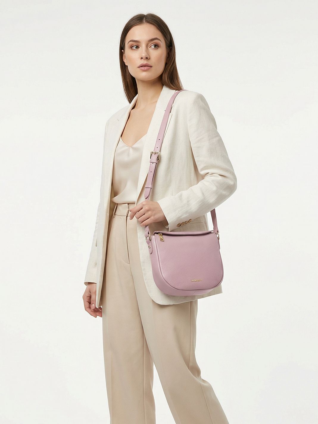 Lazarotti Kožená Crossbody taška Bologna, kůže, 25 cm Lazarotti Kožená Crossbody taška Bologna, kůže, 25 cm