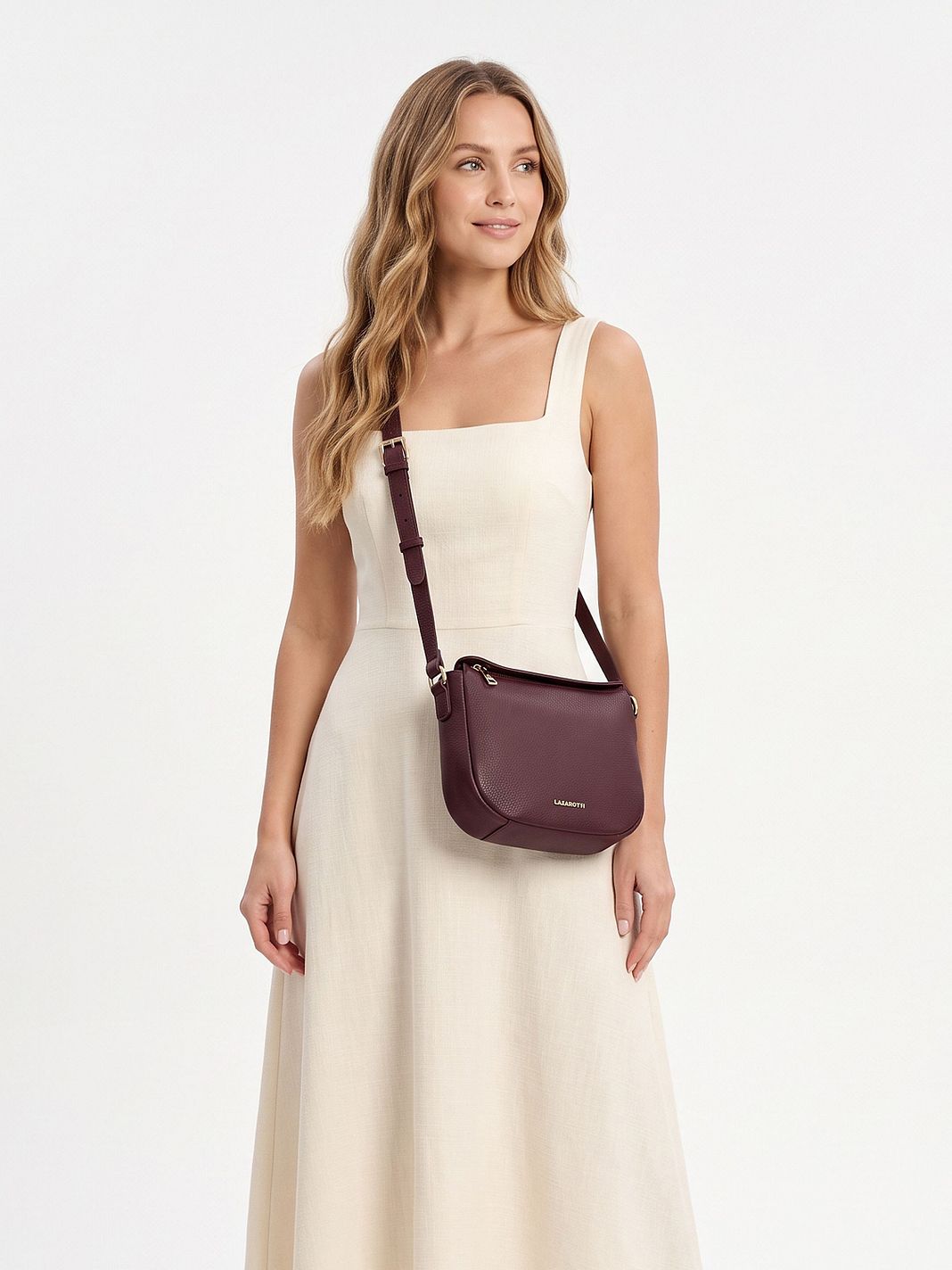 Lazarotti Bolsa de hombro de piel «Bologna» de 25 cm Lazarotti Bolsa de hombro de piel «Bologna» de 25 cm