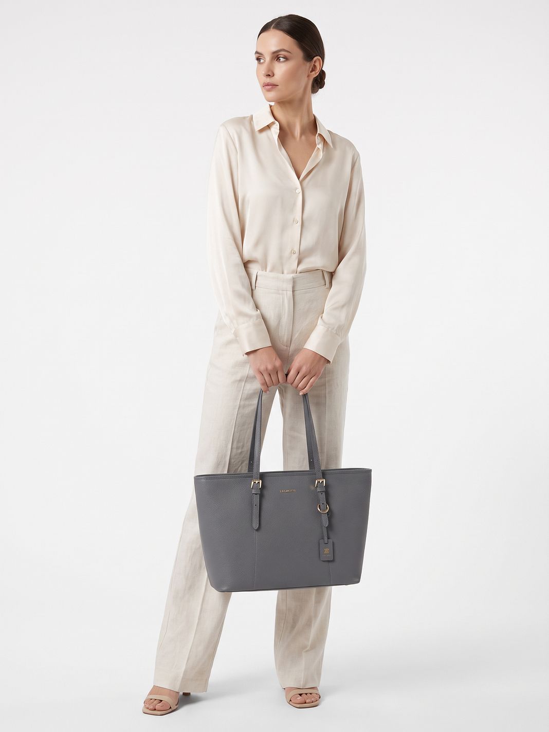Lazarotti Bolsa de compras «Bologna Leather XL» de piel, 35 cm Lazarotti Bolsa de compras «Bologna Leather XL» de piel, 35 cm