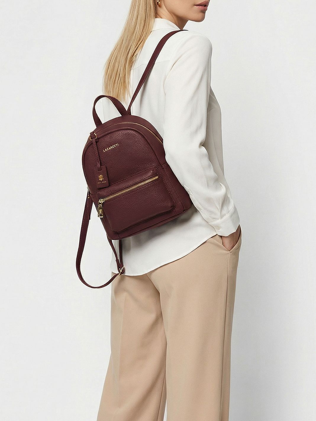 Lazarotti Bologna Leather Bolsos mochila Piel natural 27 cm Lazarotti Bologna Leather Bolsos mochila Piel natural 27 cm