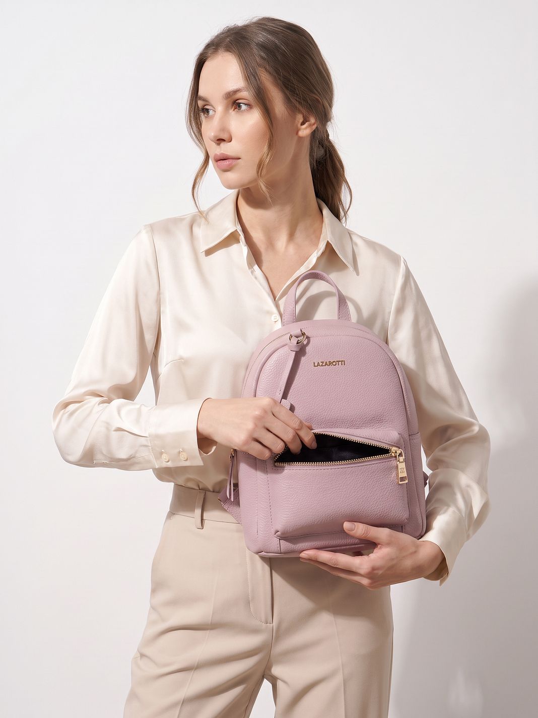 Lazarotti Bologna Leather Stadsryggsäck Läder 27 cm Lazarotti Bologna Leather Stadsryggsäck Läder 27 cm