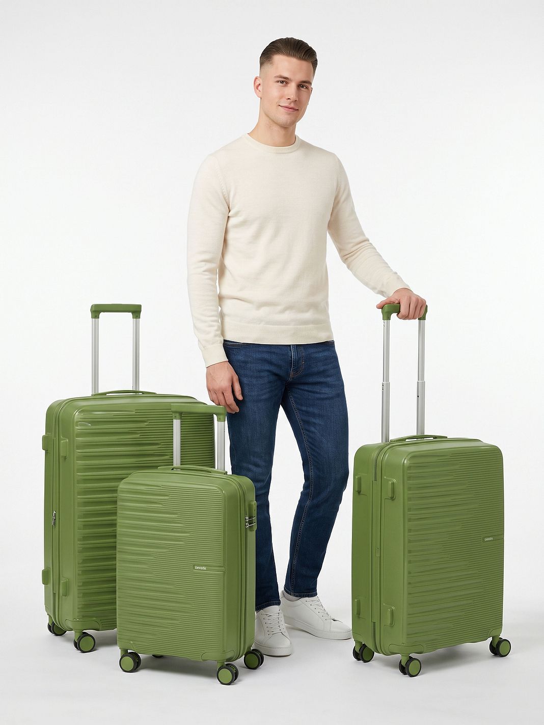 Travelite Pacific 4-hjulet Kuffertsæt 3-delt