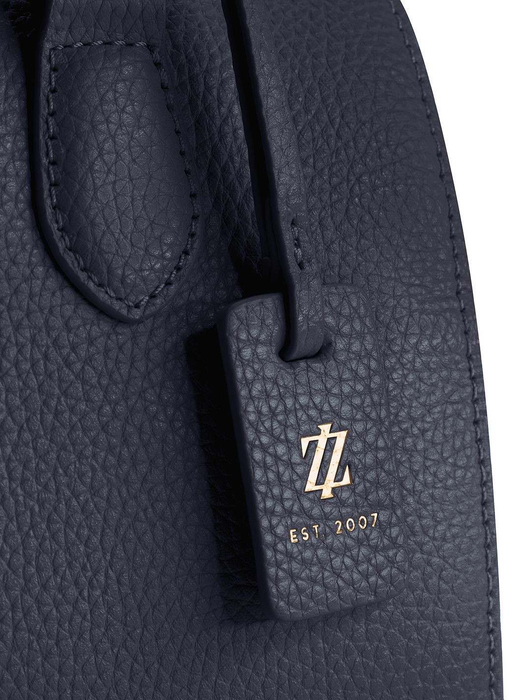 Lazarotti Bologna läderbowlingväska, handväska, crossbody-väska, läder, 26 cm