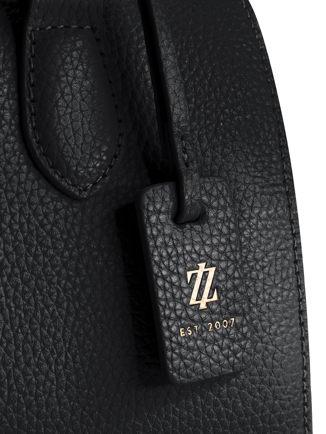 Lazarotti Bologna läderbowlingväska, handväska, crossbody-väska, läder, 26 cm