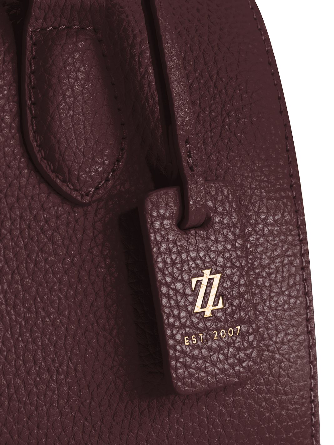Lazarotti Bologna läderbowlingväska, handväska, crossbody-väska, läder, 26 cm
