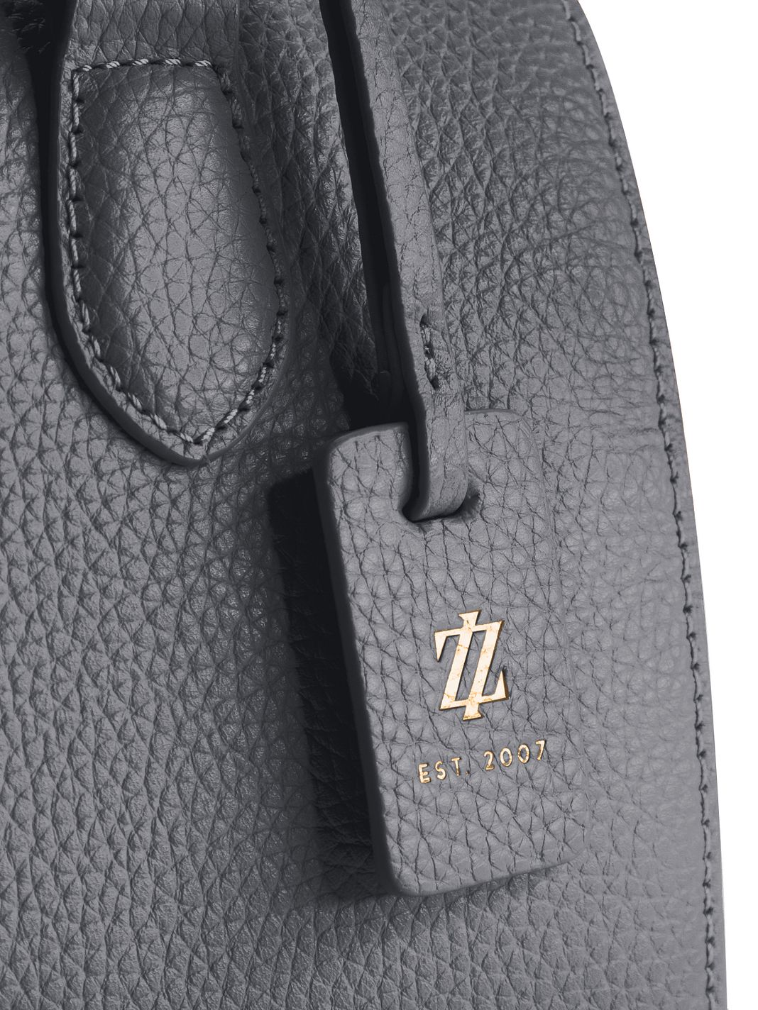 Lazarotti Bologna läderbowlingväska, handväska, crossbody-väska, läder, 26 cm