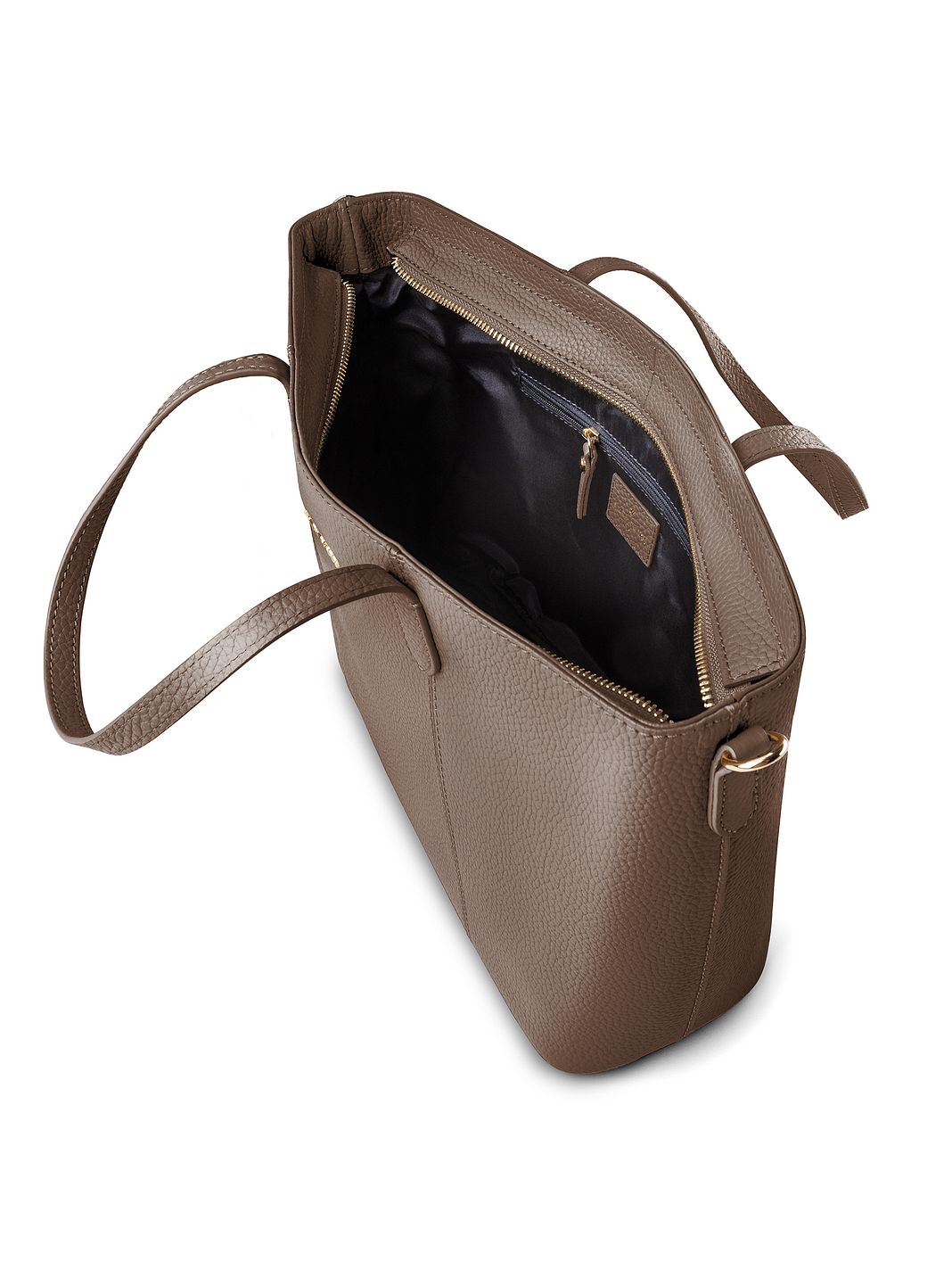 Lazarotti Bolsa de compras de piel de Bolonia, bandolera, 31 cm Lazarotti Bolsa de compras de piel de Bolonia, bandolera, 31 cm